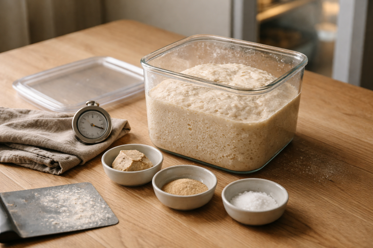 Dej i køleskabet natten over (eller to): sådan rammer du koldhævede boller hver gang