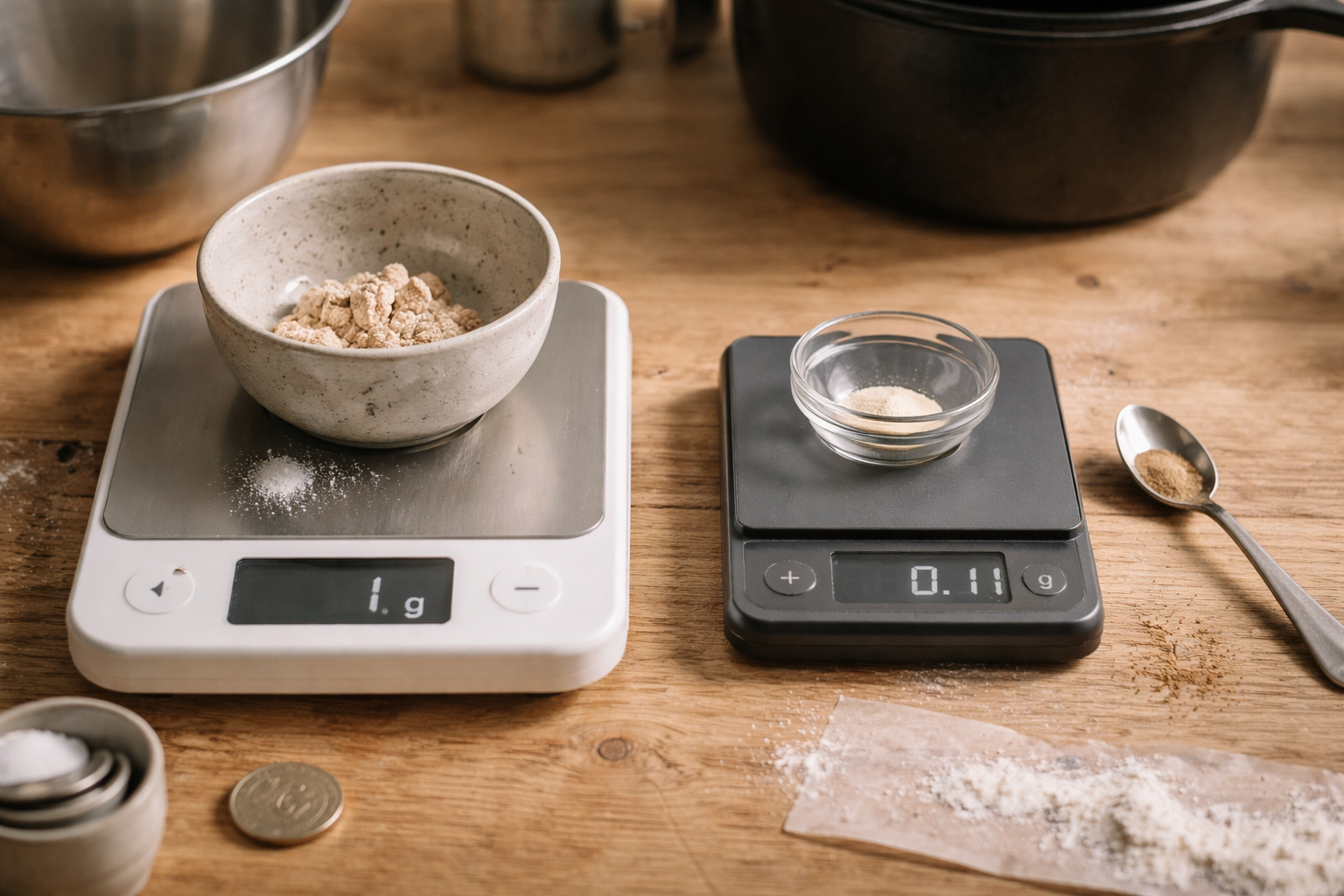 Den rigtige køkkenvægt til bagning: sådan vælger du, og sådan afslører du en upræcis vægt