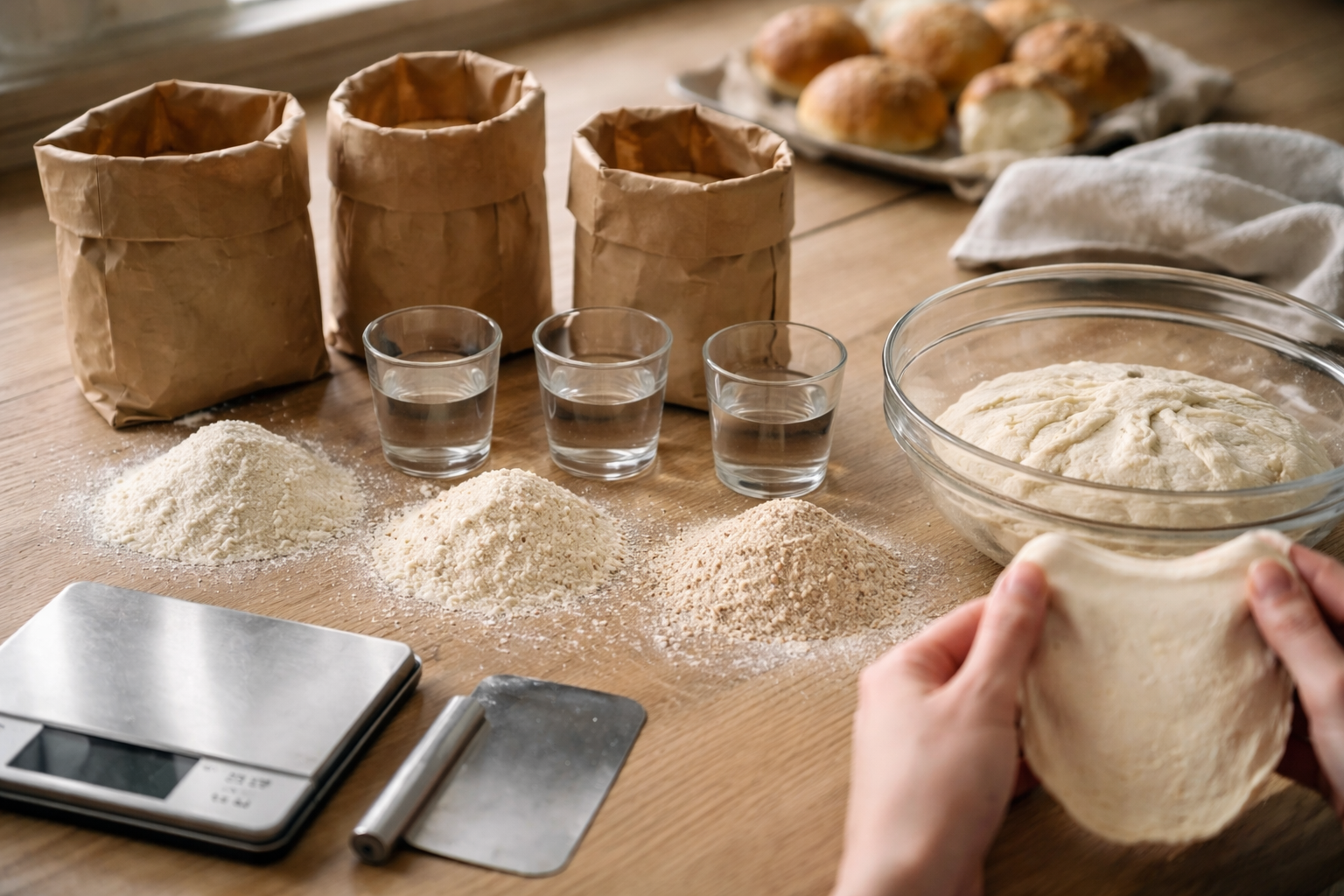 Mel-junglen gjort simpel: sådan vælger du mel til boller (og får luftige krummer uden gæt)