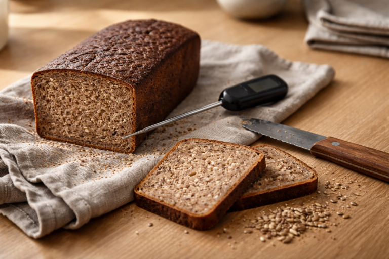 Mit rugbrød er klægt i midten: sådan finder du fejlen (og får en fast krumme)