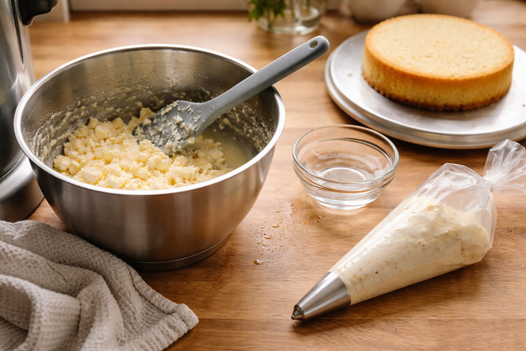 Smørcremen panikker ikke, den har bare brug for den rigtige temperatur