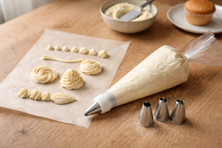 Tyller til sprøjtepose uden udstyrspanik: vælg efter mønster og få pæne swirls første gang