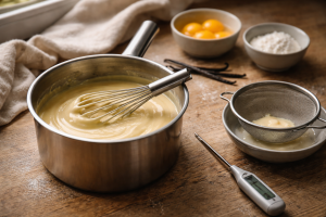 Vaniljecreme uden drama: min sikre metode mod klumper, skind og tynd konsistens