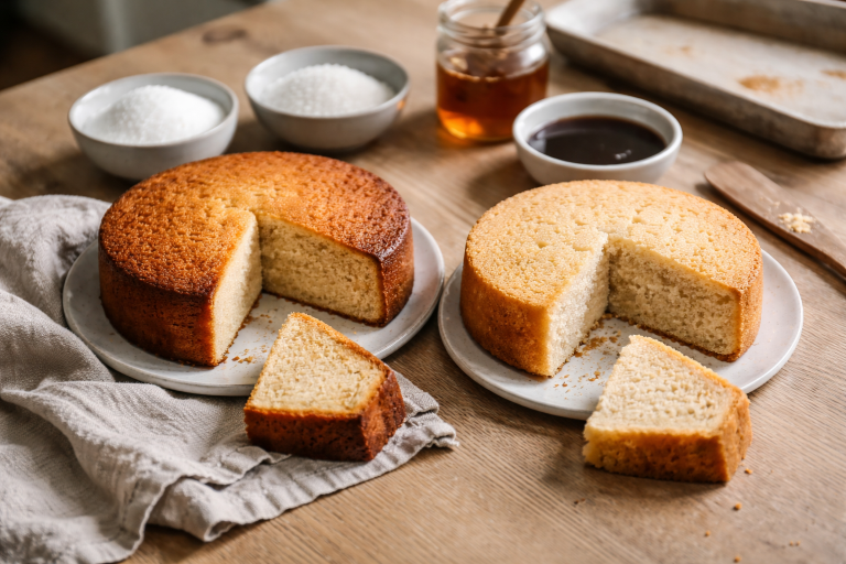 Har du også prøvet at bytte sukker ud og fået en mærkelig kage?