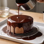 Jeg lærte først mirror glaze at kende, da min kage lignede et regnslag