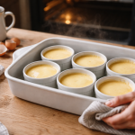 Når crème brûlée står stille
