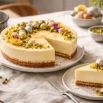 Nem påske cheesecake - opskrift, pynt, holdbarhed og servering