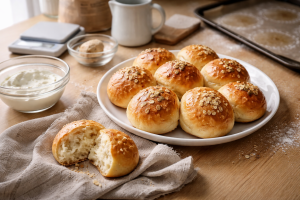 Yoghurtboller: bløde, saftige boller med yoghurt