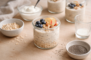 Overnight oats: grundopskrift, forhold og sådan undgår du slimet konsistens