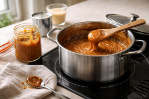 Karamel af kondenseret mælk (dulce de leche): metoder, sikkerhed og fejlfinding
