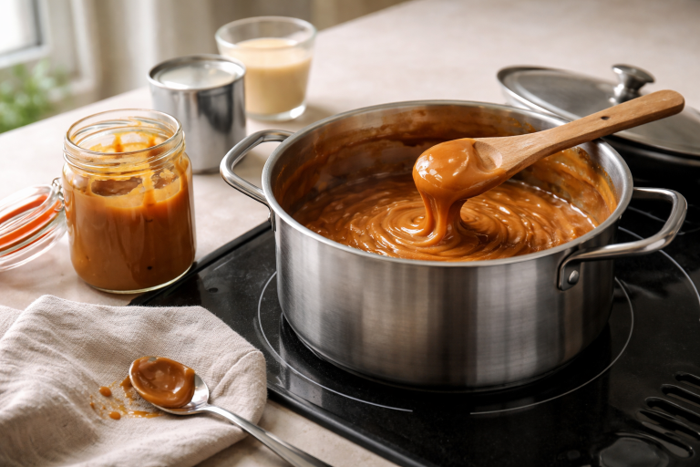 Karamel af kondenseret mælk (dulce de leche): metoder, sikkerhed og fejlfinding